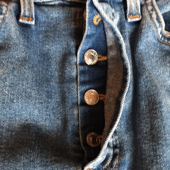 Re/Done Originals 90’s High Rise Button Fly Jeans - Picture 8 of 11